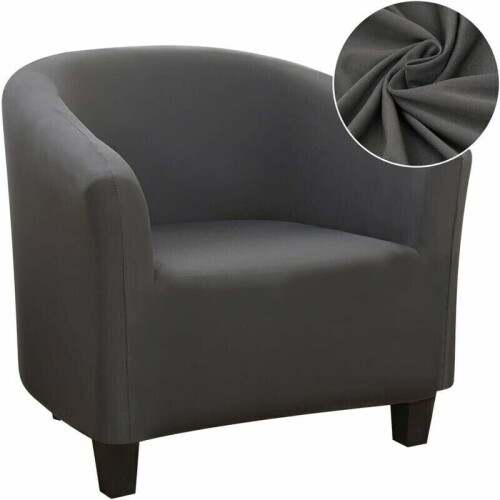 Funda de sillón transformable y elástica, fácil de instalar y lavar. Funda de sillón Chesterfield.