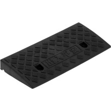Rampa de entrada flexible de 5 cm de grosor, resistente y ligera, portátil, para entrada de casa, carga