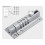 Coded Door Lock, 4 Recodeable Casters, Waterproof Gate Lock, Keyless Coded Lock with Super Secure One 1