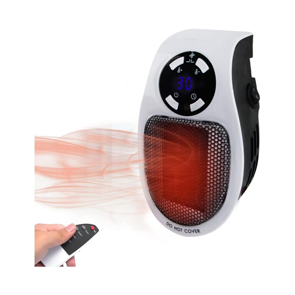 Parts Standalone Heater 500W Ceramic Fan Heater Quiet Radiator Economical Mini Electric Heater with
