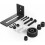 2pcs Multi Function Barn Door Bottom Floor Guide Adjustable Roller Floor Guide for Sliding Doors 3