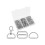 Sewing Accessory Set with Swivel Hook, D-Ring and Metal Buckle for Backpack Attachment, Sewing Strap 1