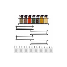 4er-Set Gewürzregale für die Küche, Wandmontage, Lagerregal, Wandmontage, Lagerregal, ohne Bohren, Wand