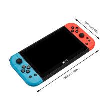Gameconsole X80 Retro Handheld Game Player Ingebouwde 20.000+ Klassieke Games 7 Inch TFT Scherm Draagbaar