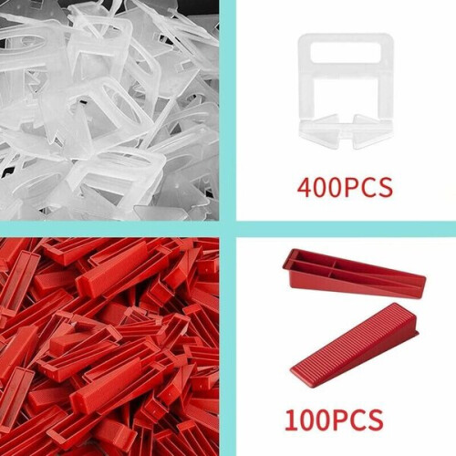 Tile Leveling System 3mm Joint Width 400 Pull Strips 100 Piece Reusable Wedge Set Leveling System For 2