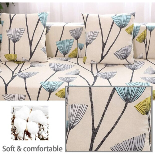 Elastische Sofabezüge Elastischer Sofabezug Jacquard 3-Sitzer-Sofa 2