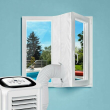 Raamafdichtingsdoek voor mobiele airconditioners en drogers - Werkt met alle mobiele airconditioners,
