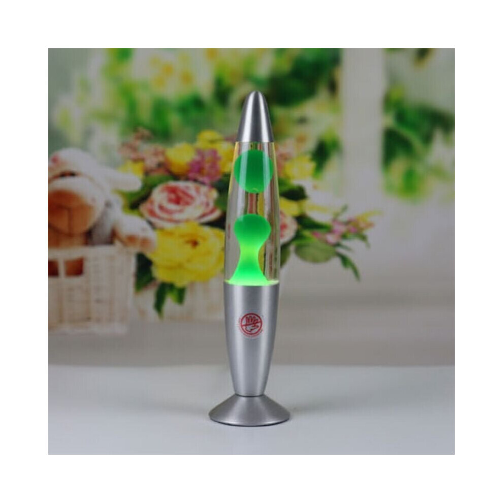 Table lamp, Orange futuristic lava lamp with switch Table lamp