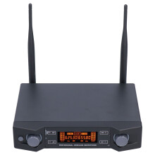 Microphone sans fil UHF 2 à fréquence stable avec récepteur pour mariage religieux