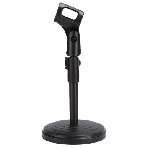 Support de microphone de table à angle réglable avec base en fer PC-02, étanche et résistant à l'abrasion 2