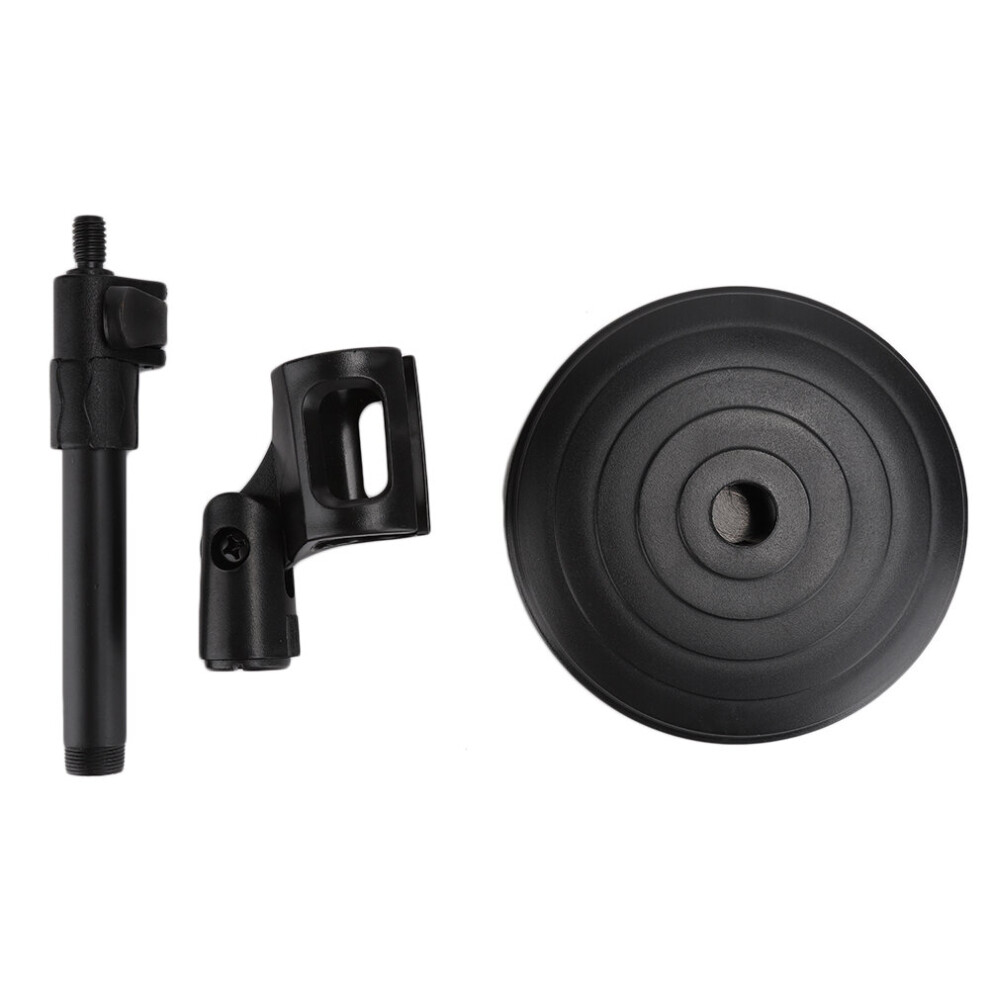 Support de microphone de table à angle réglable avec base en fer PC-02, étanche et résistant à l'abrasion