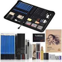 Set di matite da 48 pezzi, penne da disegno, matite per schizzi e disegno, set di matite da schizzo