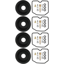 Carburateur reparatieset 4 sets Carburateur reparatieset voor GSF600S BANDIT 1996-2003 Carburateur pakking