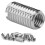 10 pcs. internal M6 1.0 external M8 1.25 long 15mm slotted threaded inserts 1