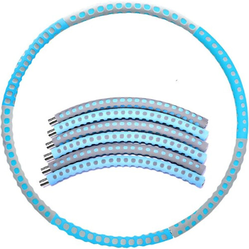 Hoola Hoop 6 Section Detachable Hoola Hoop Adjustable Size 1
