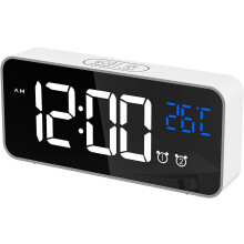 Sveglia, orologio digitale con visualizzazione della temperatura, funzione snooze