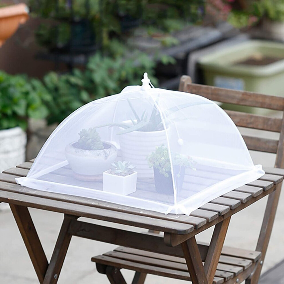 Cloche alimentaire pliable en maille de 16 pouces, couleur, tente pliable, parapluie, anti-insectes,