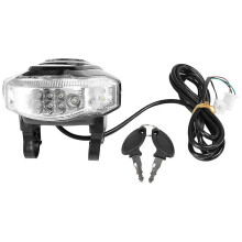 60V Angel Eyes LCD-licht Snelheidsdisplay Batterijhoorn Spotlichtschakelaar "Citycoco" elektrische scooter