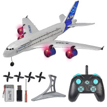 A380 Rc Airplane B747 Airplane Model Rc Fixed Wing 3ch 2.4g Remote Control Airplane Rtf Toy -hg