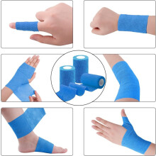 Nastro adesivo in rotolo (blu, 10 cm x 4,5 m) Cerotto adesivo elastico stretto Cerotti adesivi stretti