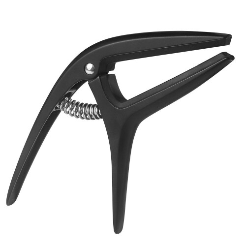Double radius axle, satin black, guitar tuning clamp