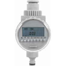 Smart Watering Controller, Solar Powered Automatic Watering Timer with Digital Display for Garden Lawn