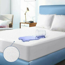 Waterproof Mattress Protector 90 x 200cm, Mattress Cover, Terry Towel, Sheet, Breathable Mattress Pad,