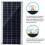 300W 12V Solar Panel, Solar Panel Kit, Battery Charger Kit with 20A Solar Charge Controller for RV, 3