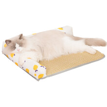 Summer Pet Self-Cooling Mat for Medium Dogs, Durable Dog Cat Sleeping Sofa, Cozy, Calm and Cool Rattan