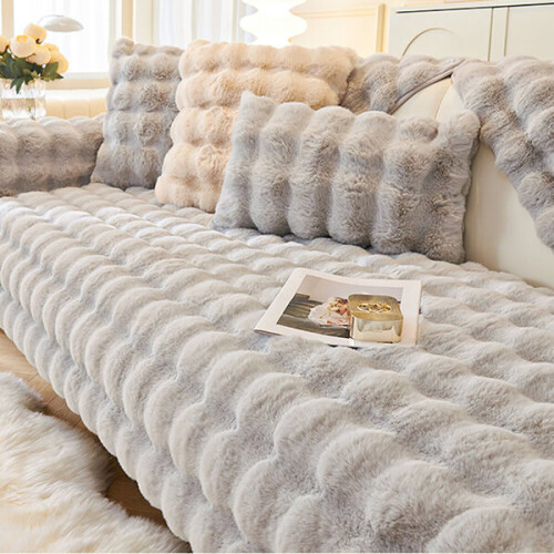 Sofa plush cover corner sofa L-shaped 1