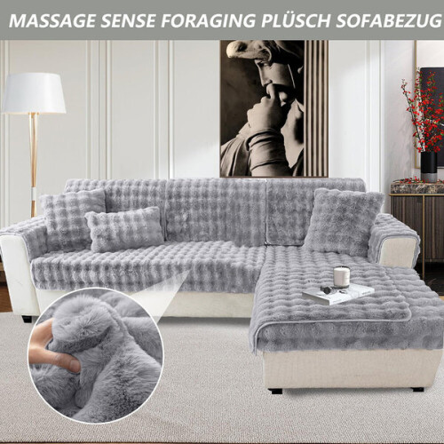Sofa plush cover corner sofa L-shaped 2