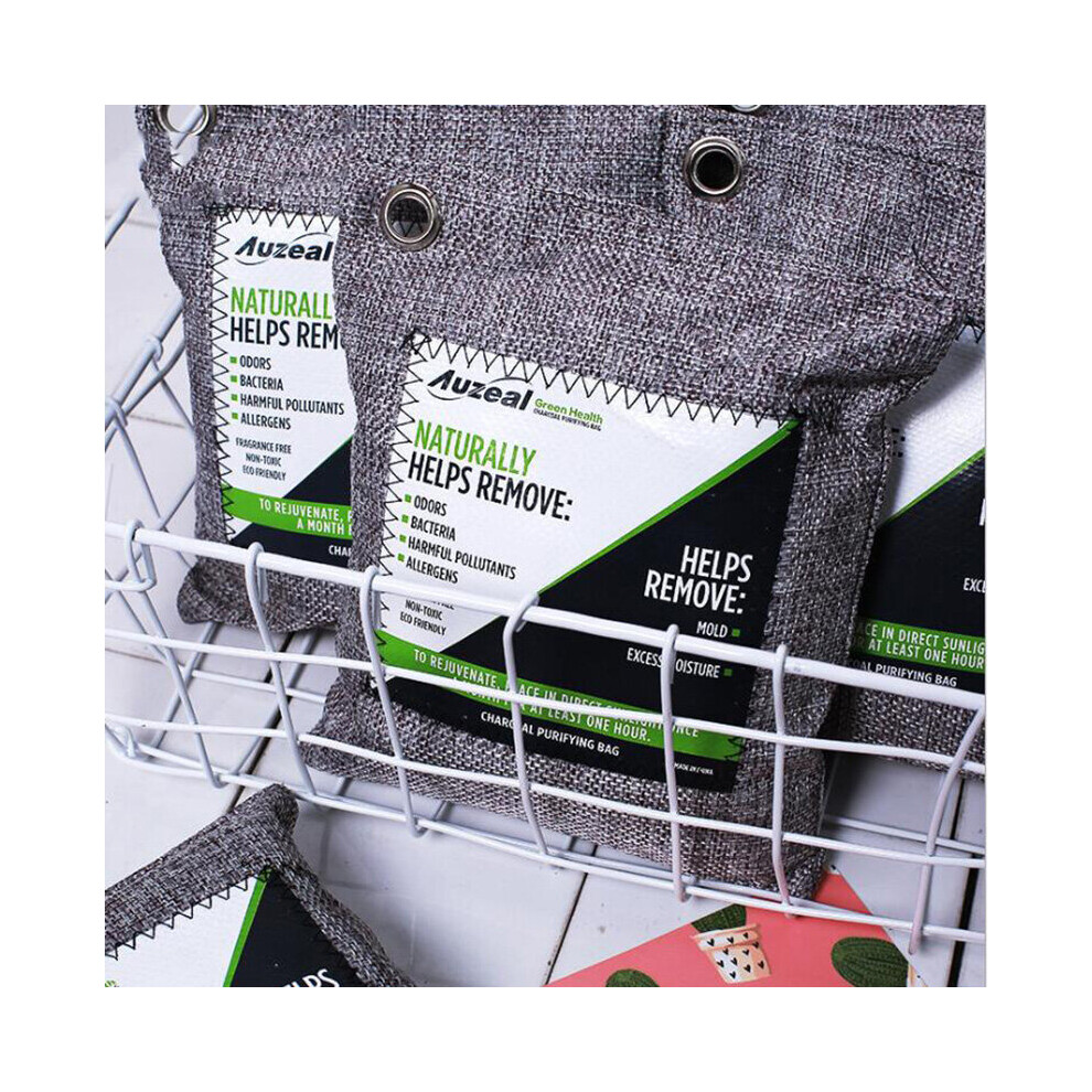 Kit de désodorisation au charbon actif en bambou, sac purificateur d'air, déshumidificateur, armoire