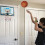 Canestro da basket da interno per camera da letto, mini canestro da basket per bambini e 3 palline con 3