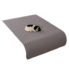 Dog Bed Cover Waterproof Pet Bed Blanket for Sofa and Furniture Gray