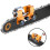 Chainsaw Sharpener, Chainsaw Chain Sharpener Kits with 3 Carbide Blades, Suitable for All Types of Chainsaws, 3