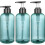 3 Pack Empty Pump Bottles, 500ml / 16.9oz Refillable Pump Bottle, Empty Shampoo Bottle for Shower Gel, 1