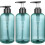 3 Pack Empty Pump Bottles, 500ml / 16.9oz Refillable Pump Bottle, Empty Shampoo Bottle for Shower Gel, 2