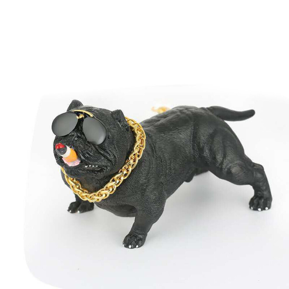 Décoration d'intérieur de voiture en forme de chien Pitbull, ornement de tableau de bord, tendance,