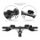 Front and Rear Bicycle Turn Signal Kit with Wireless Remote Control (Black) - 2