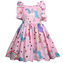 Babymeisjes Eenhoorn Skaterjurk Prinses Feestjurken Roze