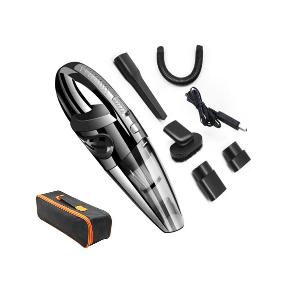 Aspirateur à main sans fil puissant et portable 120 W 2000 mAh Nettoyage humide et sec Filtre HEPA lavable