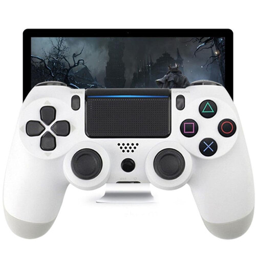 Dualshock 4 Wireless Controller Compatible with Playstation 4 - Glacier White