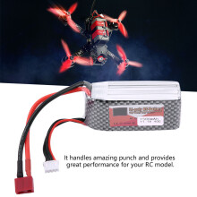 Batteria per telefono POWER 3S 11,1 V 1500 mAh 40 C batteria LiPo ricaricabile con spina T (1500 mAh