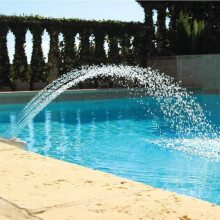 waterfall pool fountain, above ground pool waterfall, outdoor pool accessories, pool accessories, faucet