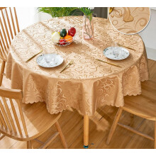 Dream Store Runde Tischdecke, verdickter Kunststoff, PVC, glatt, rund, ohne Grundierung, rutschfest,