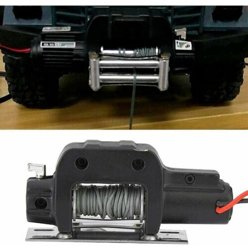 Exclusive electric winch CNC precision winch with remote control red head black winch- 2