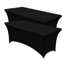 Stretch-Küchentischdecke [183 x 76 x 76 cm] Tischdecke aus Polyester-Spandex – maschinenwaschbar und