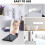 Three-way folding mirror 360 degree mirror for men's barber shops black without LED 3