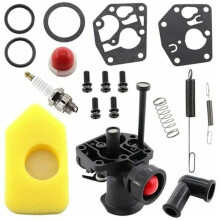 Gazoncarburateurset, regelaarveer 691859 692211, membraan 795083 495770, Briggs & Stratton 499809