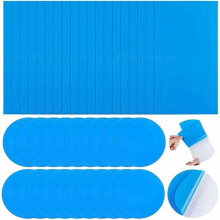 40 Pcs Pool Patch Repair Kit, Adhesive PVC Repair Patches, Pool Patches for Inflatable Beds, Swimming